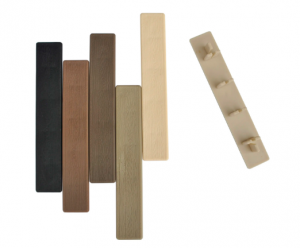 Пластиковая накладка-заглушка для композитного настила wpc